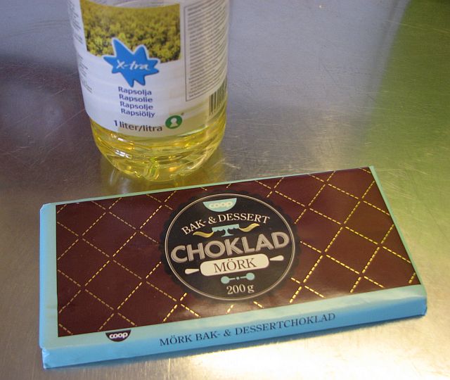 Fransk chokladtårta: ingredienser glasyr