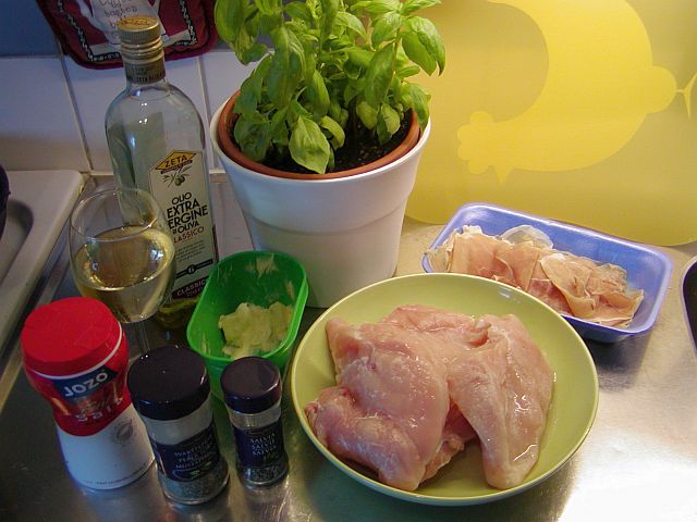 Serranolindad kycklingfilé med örter: ingredienser