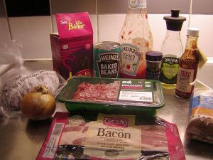 Dad's Beef 'n' Beans: ingredienser
