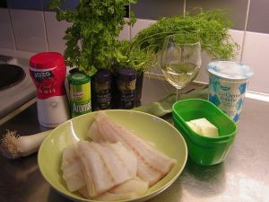 Fiskfilé à la Crême: ingredienser