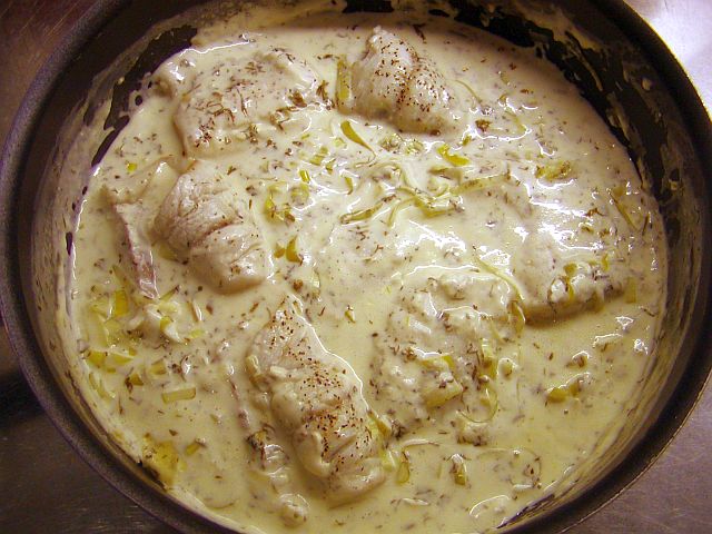 Fiskfilè à la Crême