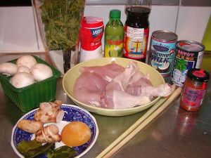 Tom Kha Gai: ingredienser