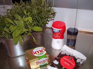 Kryddsmör till kalkon: ingredienser