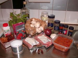 Pastasås med salsiccia: ingredienser