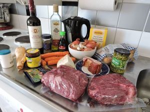 Köttgryta: ingredienser