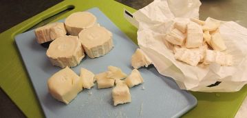 Laxfilé med purjolök och chevreost 4