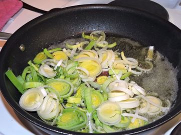 Laxfilé med purjolök och chevreost 6