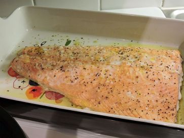 Laxfilé med purjolök och chevreost 7