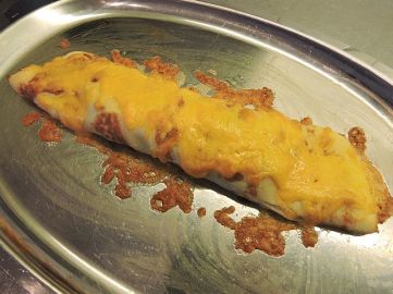 Crêpes med champinjonfyllning