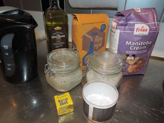 Fejkad Levain 1 ingredienser