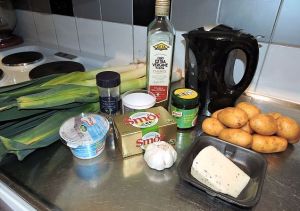 Potatis och purjolökssoppa med twist: ingredienser