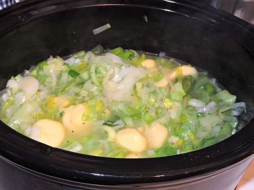 Potatis och purjolökssoppa med twist 7