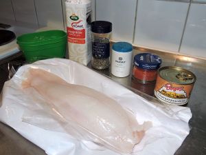 Rödtunga med champinjoncreme och caviar: ingredienser