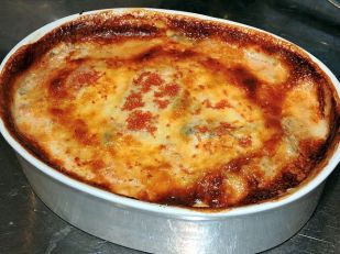 Rödtunga med champinjoncreme och caviar