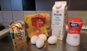 Svenska pannkakor: ingredienser