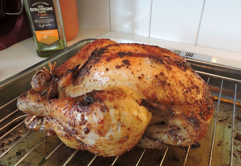 BBQ-kryddad ugnsstekt kyckling