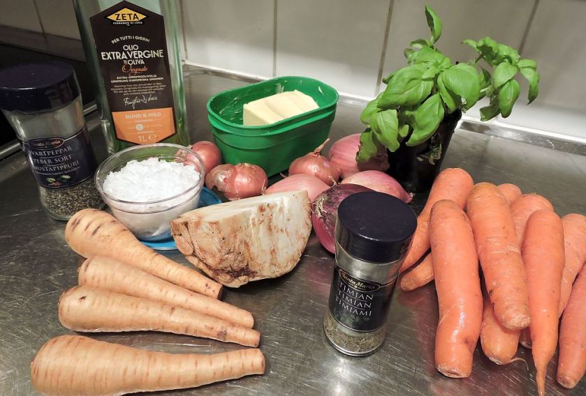 Ugnsrostade rotsaker: ingredienser