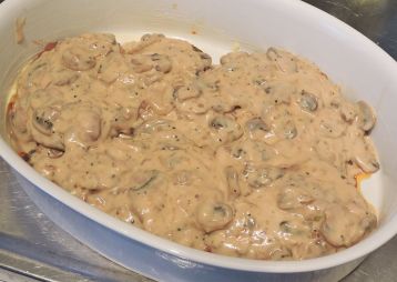 Marinerad fläskkotlett med svampsås 10