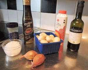 Svampsås: ingredienser