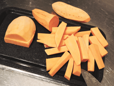 Kryddiga sötpotatis-pommes 2