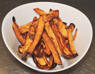 Kryddiga sötpotatis-pommes 8