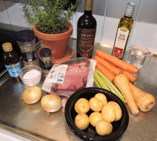 Pot Roast 1 - ingredienser