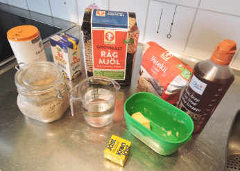 rågbröd 1 - ingredienser
