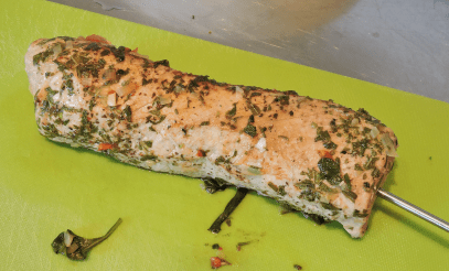 Fläskfile med spenat paprika o kikärter 20