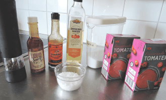 Skinny BBQ sauce 1 - ingredients