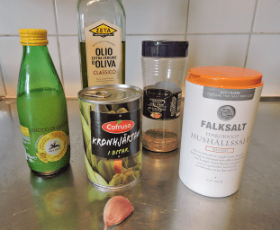 Kronärtskockskräm 1 - ingredienser