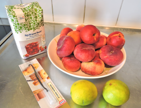 Persikomarmelad 1 - ingredienser
