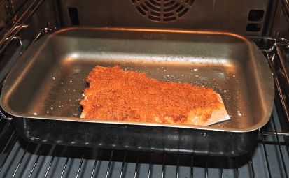 Ugnsbakad lax med tomatpesto 6