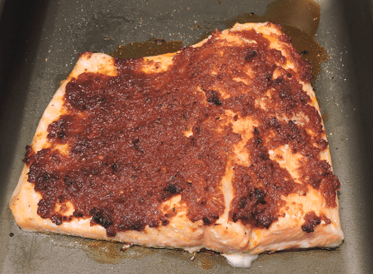 Ugnsbakad lax med tomatpesto 7