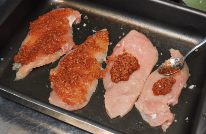 Kycklingfile med Pesto Rosso 2