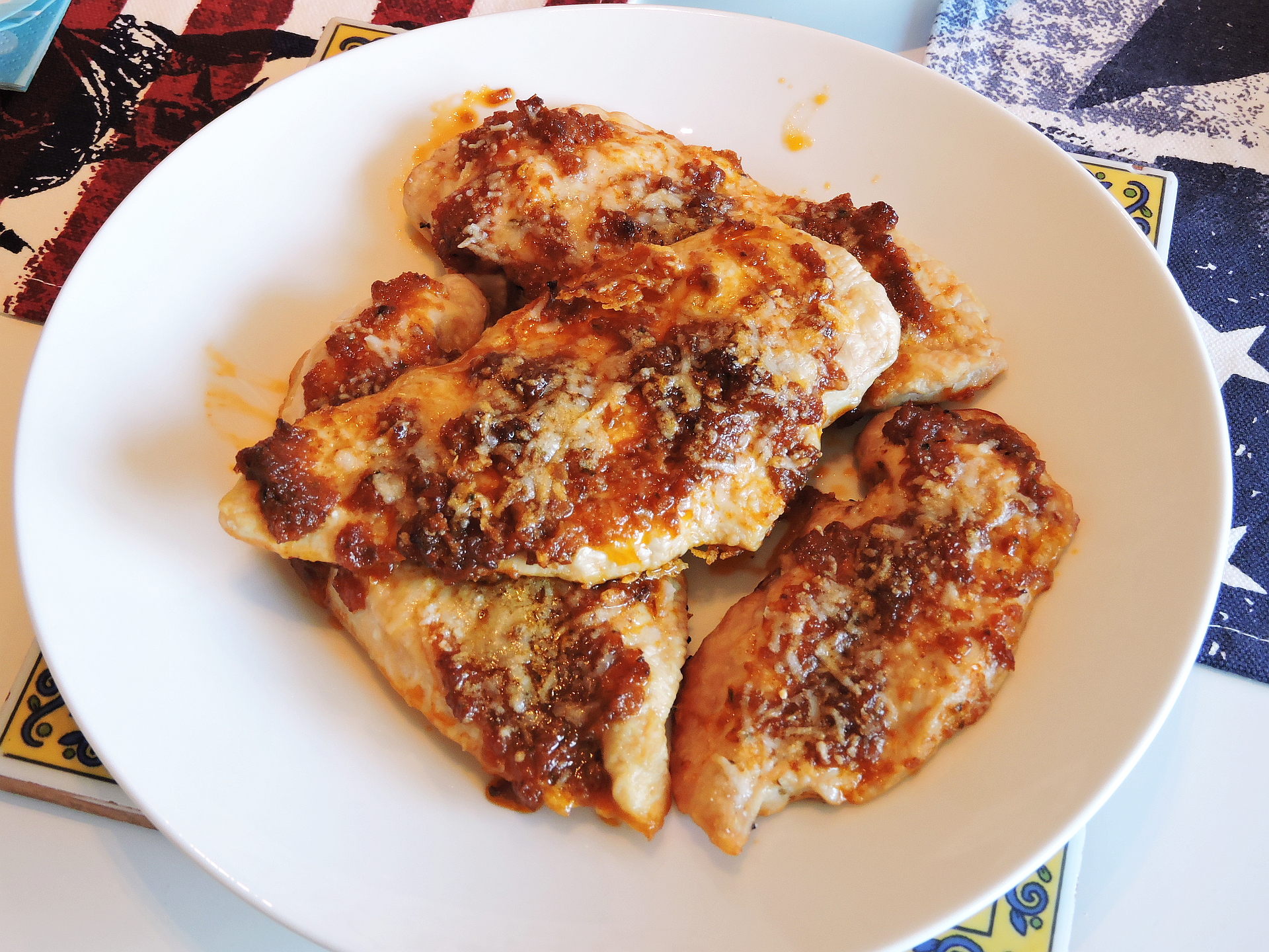 Kycklingfile med Pesto Rosso