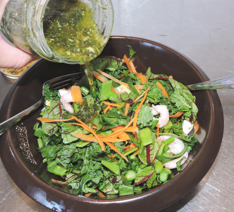 Räksallad med dillvinägrett 11