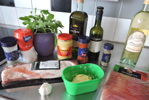 Prosciuttolindad fläskfilé - ingredienser