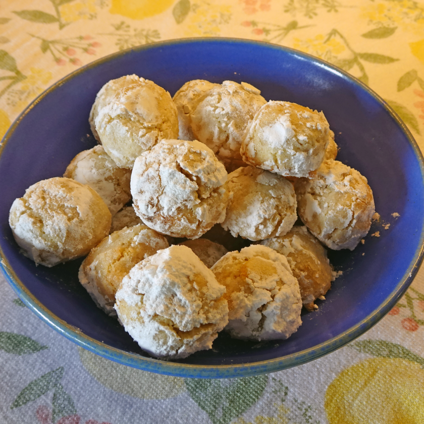 Mandelkakor med citron